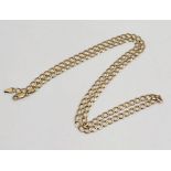 A 9ct gold figaro chain, 12.5g