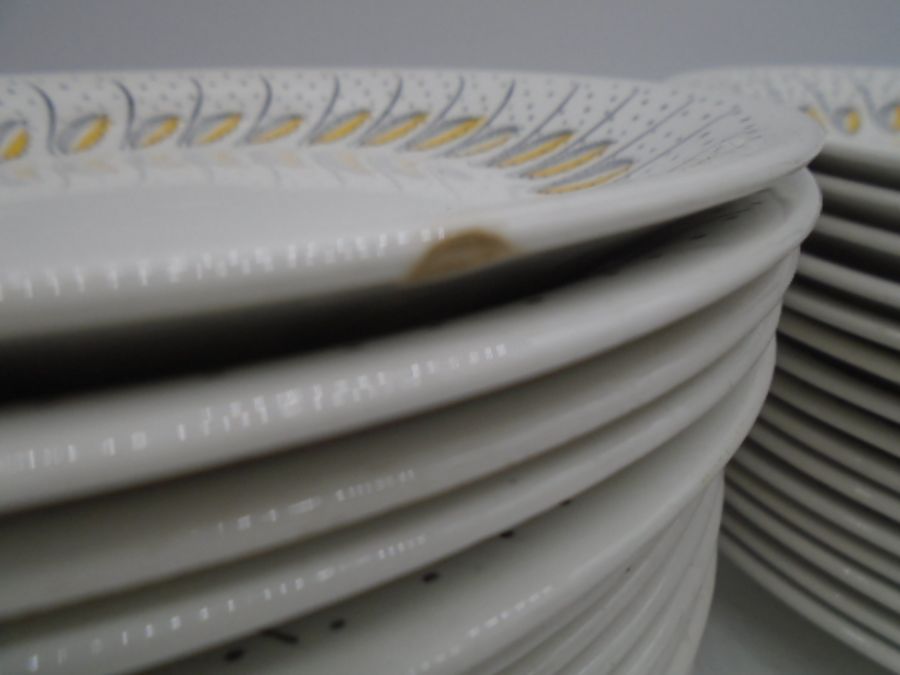 A part dinner service, Ironstone Broadhurst Staffordshire ware, a Katie Winkle design "Petula" - Image 7 of 10