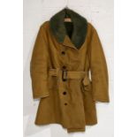 A vintage Mackinaw fleece lined "Jeep" coat dated 1952, possibly US army