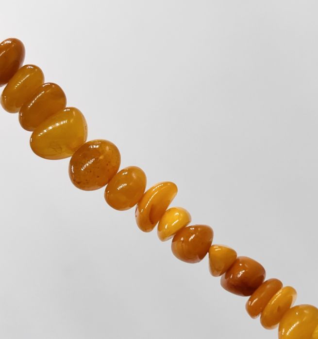 A butterscotch Baltic amber necklace, weight 36g - Image 3 of 3