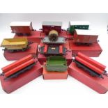 A collection of nine boxed Hornby Trains O gauge wagons including two gas cylinder wagons, milk