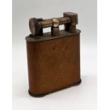 A vintage oversized Dunhill style table lighter