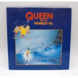 Queen - 'Live At Wembley '86' 12" double vinyl record, catalogue number PCSP 725.