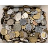 A collection of worldwide coinage