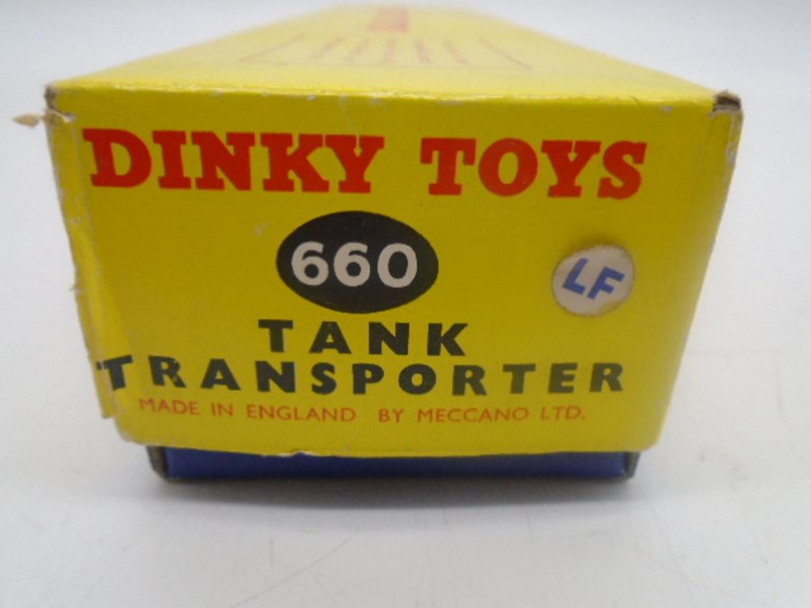 A vintage boxed Dinky Toys Tank Transporter (No 660) - Image 6 of 6