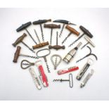 A collection of corkscrews.