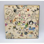 Led Zeppelin III 12" vinyl record on plum labels with poly lined inner sleeve - matrix runout: Do