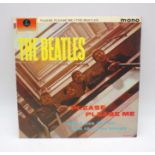 The Beatles - 'Please Please Me' 12" vinyl record on black and yellow Parlophone labels with
