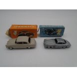 Two boxed Marklin Miniature Autos die-cast cars including a Borgward Isabella (No 5524/15) and