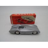 A vintage boxed Marklin Auto Miniatures die-cast Mercedes - Formelrennwagen with grey body (No