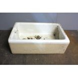 A Belfast sink, length 77cm, depth 47cm, height 26cm.