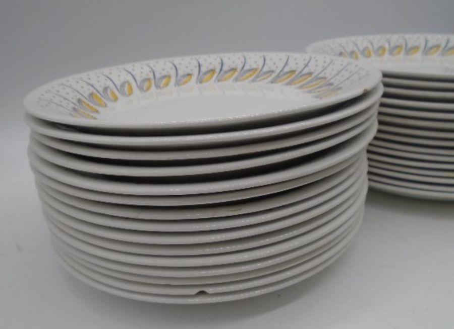 A part dinner service, Ironstone Broadhurst Staffordshire ware, a Katie Winkle design "Petula" - Image 6 of 10