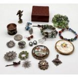 A collection of costume jewellery etc.