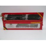 Two boxed Hornby Railways OO gauge steam locomotives with tenders including a British Rail Class