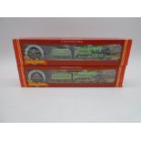 Two boxed Hornby Railways OO guage steam locomotives with tenders including LNER Class D49/1 "