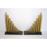 A pair of Conn organ pipes.