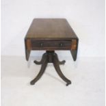 A Regency sofa table with single drawer.