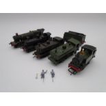 A collection of five various model railway OO gauge & Class 4 locomotives including Cookham Manor (