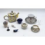 A collection of miniature china etc. including Royal China Works, Worcester, Crown Staffordshire