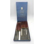 A boxed set of Record Power chisels.