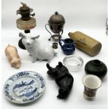 A collection of various china etc. including 19th century Mayer & Newbold vase, Moorland "