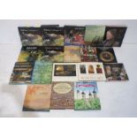 A collection of art books including artists such as Michael Morgan, Peter Thursby, William Morris,