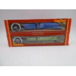 Two boxed Hornby Railways OO gauge steam locomotives with tenders including LNER Class A4 "