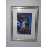 A framed print "My Lovely Alwen" by Rolf Harris, signed in pencil by artist, numbered P/P (