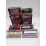 A collection of five boxed Corgi The Original Omnibus Company die-cast buses/coaches including