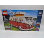 A boxed Lego Creator "Volkswagen T1 Camper Van" set - unopened (10220)