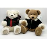 Two Harrods Christmas bears for 2001 & 2006, still with tags