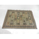 A grey ground Indian rug - 229cm x 170cm