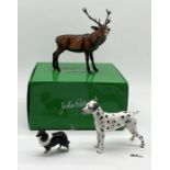 A collection of Beswick including boxed stag, dalmatian (A/F) etc.