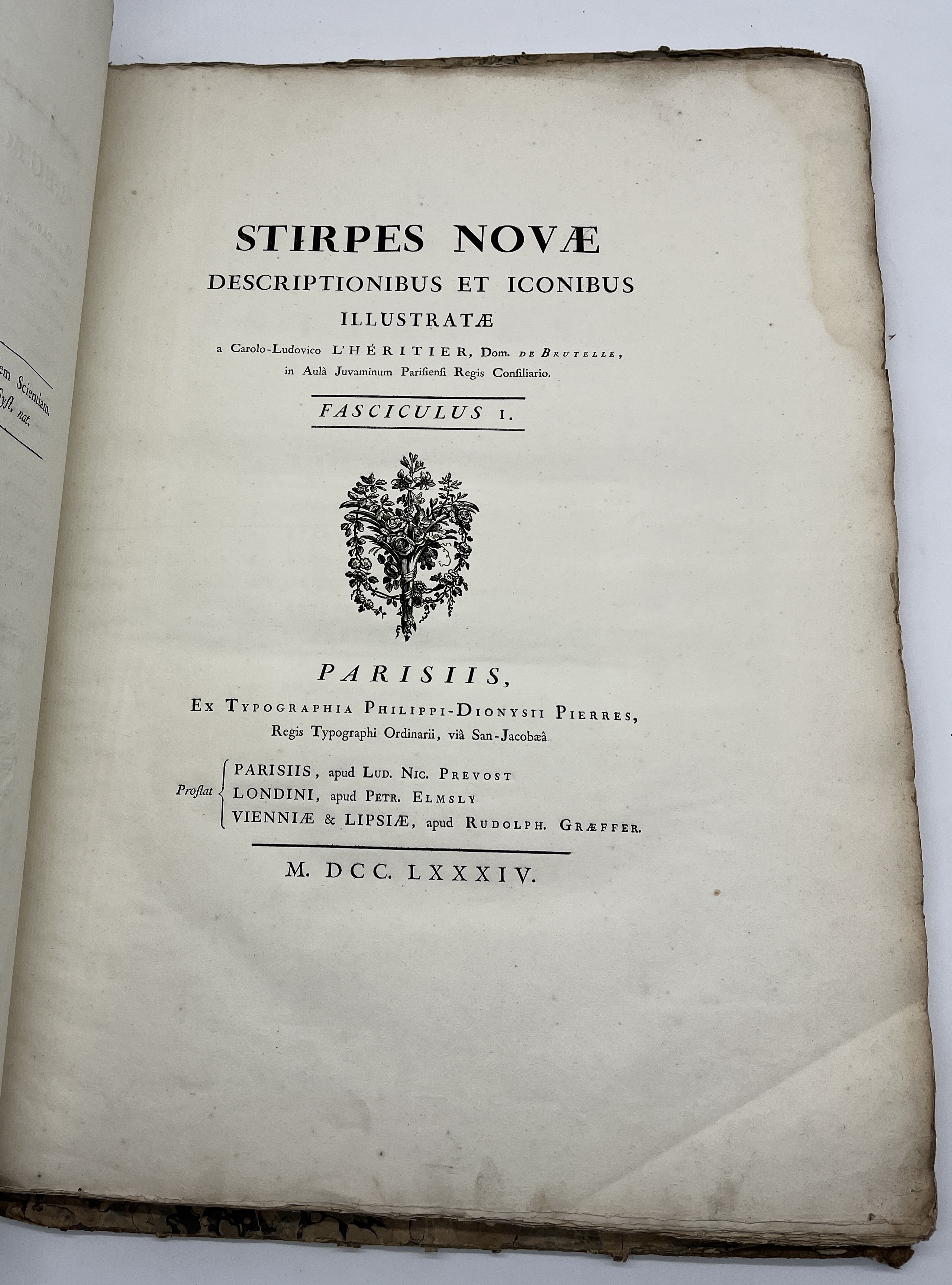 Charles-Louis L'Heritier de Brutelle: Stirpes Novae, aut minus cognitae, quas descriptionibus et - Image 3 of 9