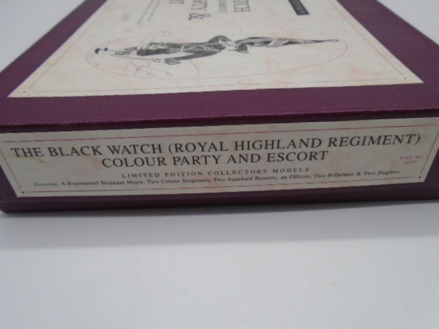 A boxed Britains limited edition "The Black Watch (Royal Highland Regiment) Colour Party & Escort" - Image 6 of 6