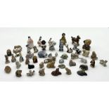 A collection of various Wade Whimsies including a number of Disney examples - some A/F