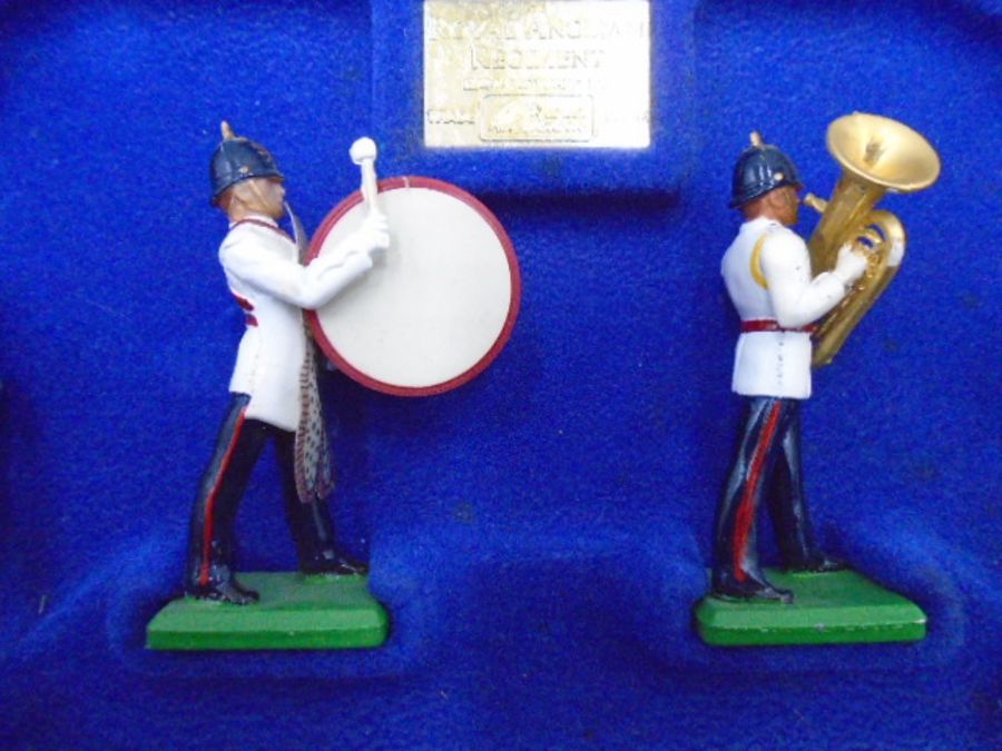 A boxed Britains limited edition "The Regimental Band of the First Battalion The Royal Anglian - Image 3 of 9