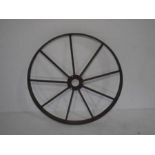 A cast iron wheel - diameter 106cm