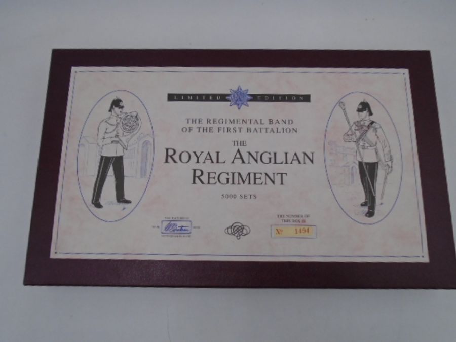 A boxed Britains limited edition "The Regimental Band of the First Battalion The Royal Anglian - Image 8 of 9