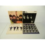 Four 12" vinyl records by The Beatles comprising of 'With The Beatles' (7N/7N), 'A Hard Days