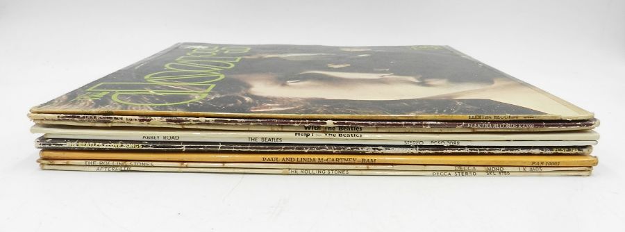 A small collection of 12" and 7" vinyl records comprising of The Doors, The Beatles, Paul and - Image 2 of 5