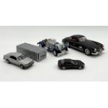A collection of model Mercedes cars including Burago, Conrad etc.