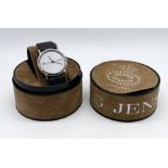 Georg Jensen Jorgen Moller stainless steel gentleman's wristwatch, design ref. 344, signed