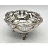 A hallmarked silver Mappin & Webb sweetmeat dish, weight 60.6g
