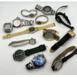 A collection of vintage watches including Casio, Seiko, Sekonda etc.