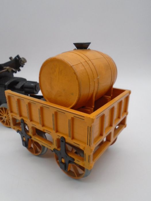 A Hornby Railways "Stephenson's Rocket" live steam locomotive with tender (missing funnel) - Image 10 of 10