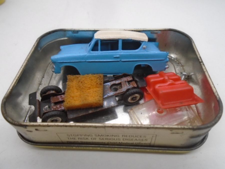 A collection of vintage Corgi and Dinky car parts spares including Heinkel, Ford Capri, Hudson - Image 17 of 23