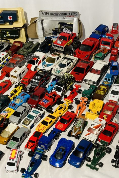 A collection of mainly die-cast vehicles including Matchbox, Burago, Corgi Toys, Dinky Supertoys, - Image 4 of 5