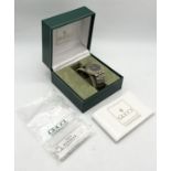 A Gucci stainless steel wristwatch in original box