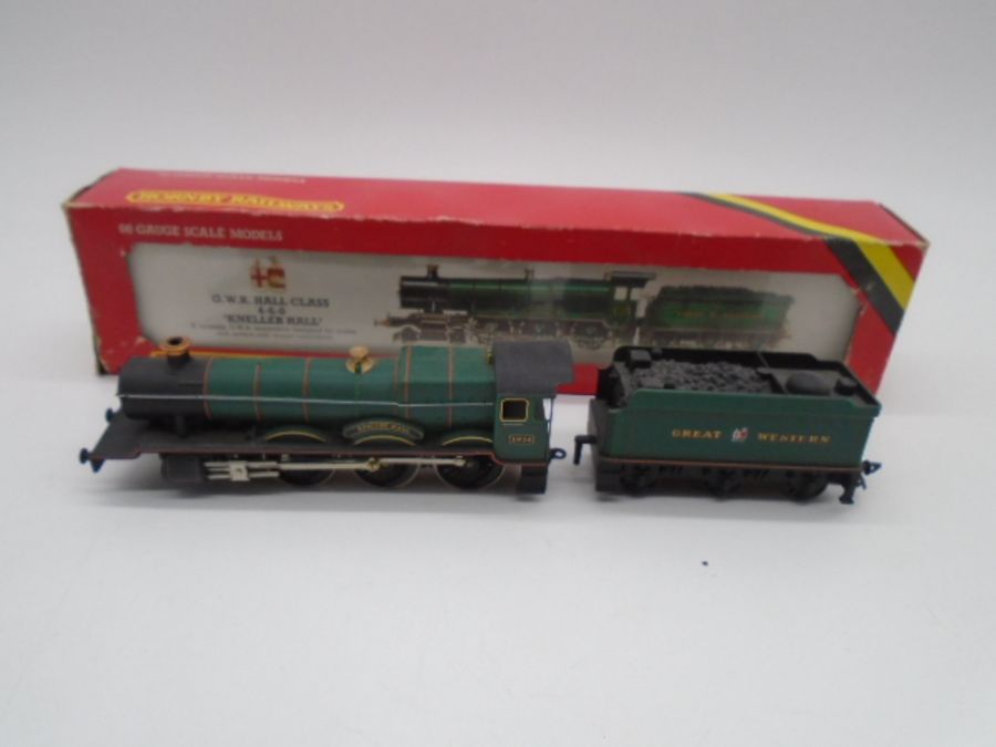 A collection of three boxed Hornby Railways OO gauge locomotives including GWR Hall Class 4-6-0 " - Image 2 of 24